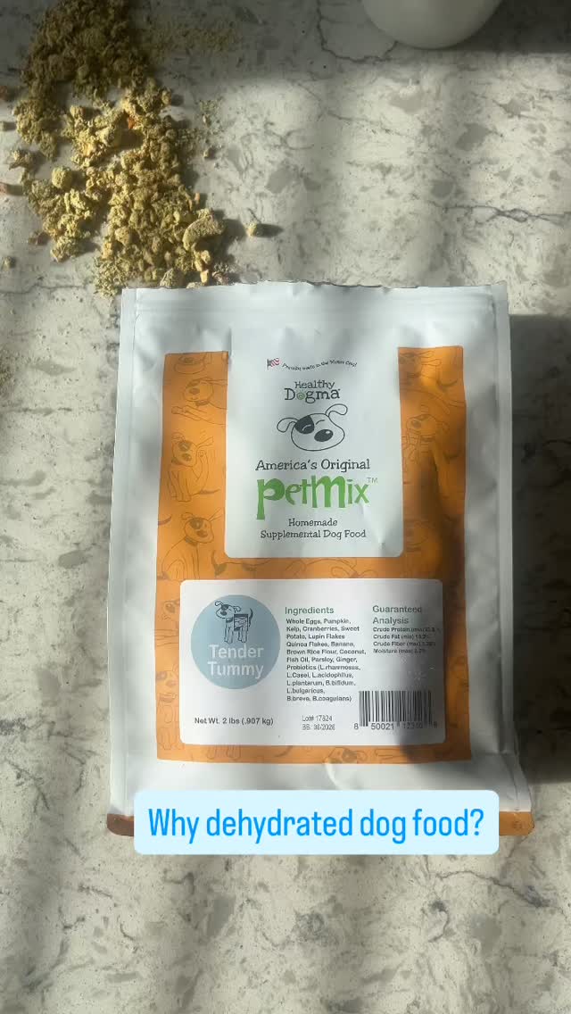 Why choose dehydrated dog food?