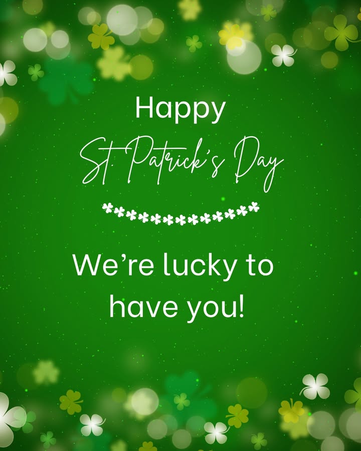 🍀 We’re Feeling Lucky Today!