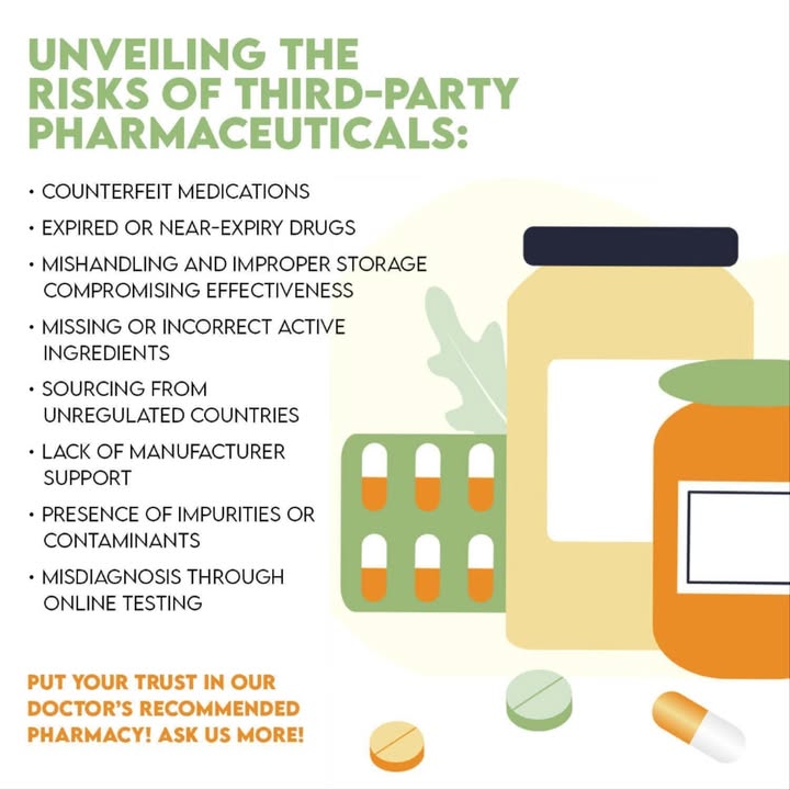 🚫 We’re no longer working with 3rd-party online pharmacies