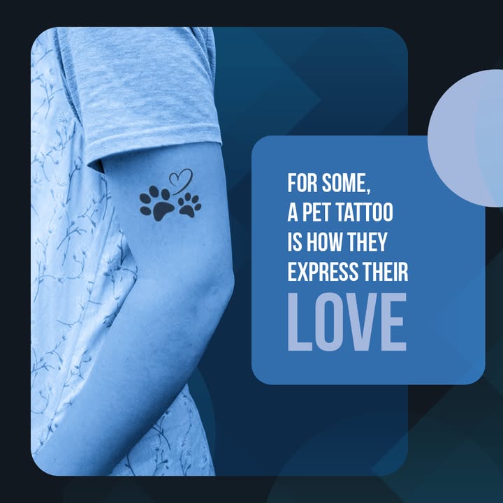 It's becoming more popular for pet owners to get a paw print tattoo of their deceased pet in memorialization of their beloved co...