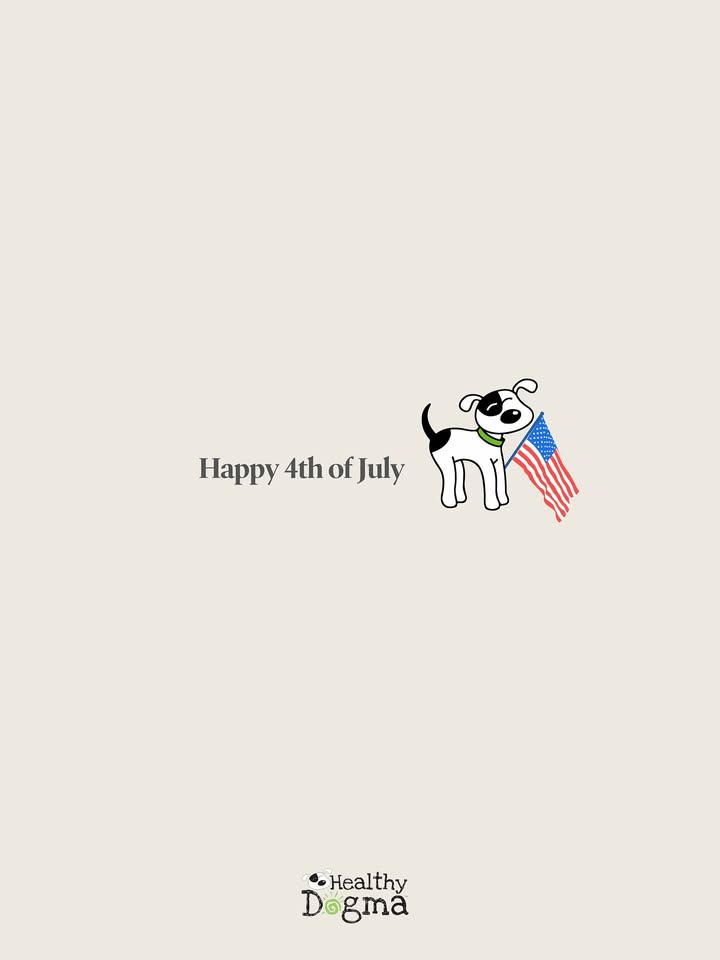 We hope all dogs and everyone has a safe and happy 4th of July!